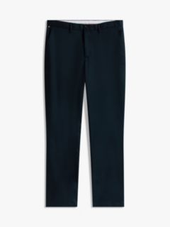 Denton Slim Straight Honeycomb Texture Chinos — Blue 5