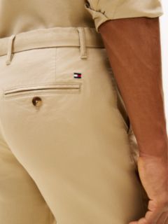 Denton Slim Straight Honeycomb Texture Chinos — Khaki 3