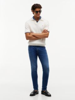 Bleecker Slim Whiskered Jeans — Blue 2