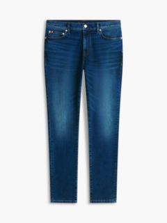Bleecker Slim Whiskered Jeans — Blue 6