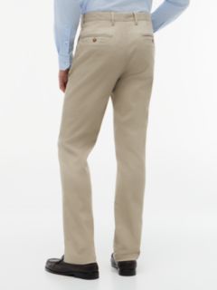 Denton Slim Straight Open Structured Chinos — Khaki 4