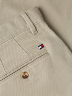 Denton Slim Straight Open Structured Chinos — Khaki 6
