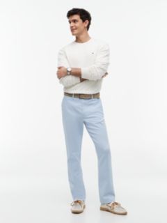 Denton Slim Straight Open Structured Chinos — Blue 2