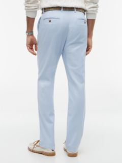 Denton Slim Straight Open Structured Chinos — Blue 4