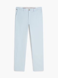 Denton Slim Straight Open Structured Chinos — Blue 5