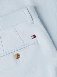 Denton Slim Straight Open Structured Chinos — Blue 6