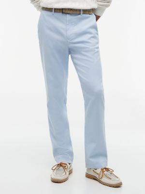 blue denton straight textured chinos for men tommy hilfiger