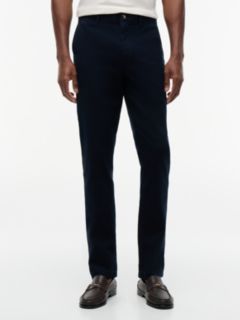 Denton Slim Straight Open Structured Chinos — Blue 1