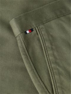 Denton Slim Straight Open Structured Chinos — Green 6