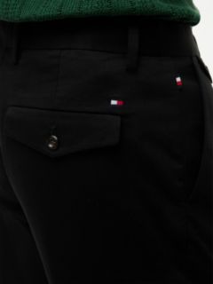 Harlem Tech Tapered Twill Chinos — Black 3