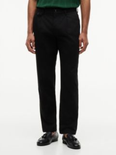 Harlem Tech Tapered Twill Chinos — Black 1