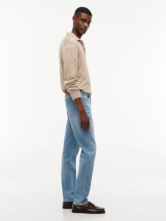 Bleecker Slim Whiskered Jeans — Blue 3