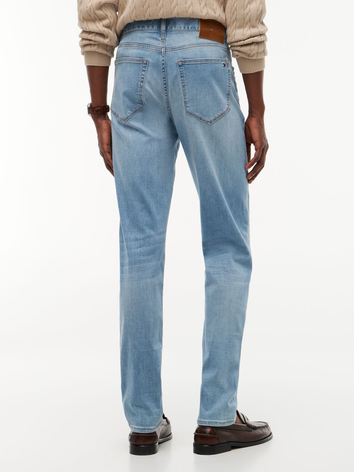 Bleecker Slim Whiskered Jeans — Blue