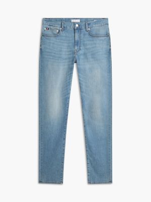 blue bleecker whiskered slim jeans for men tommy hilfiger