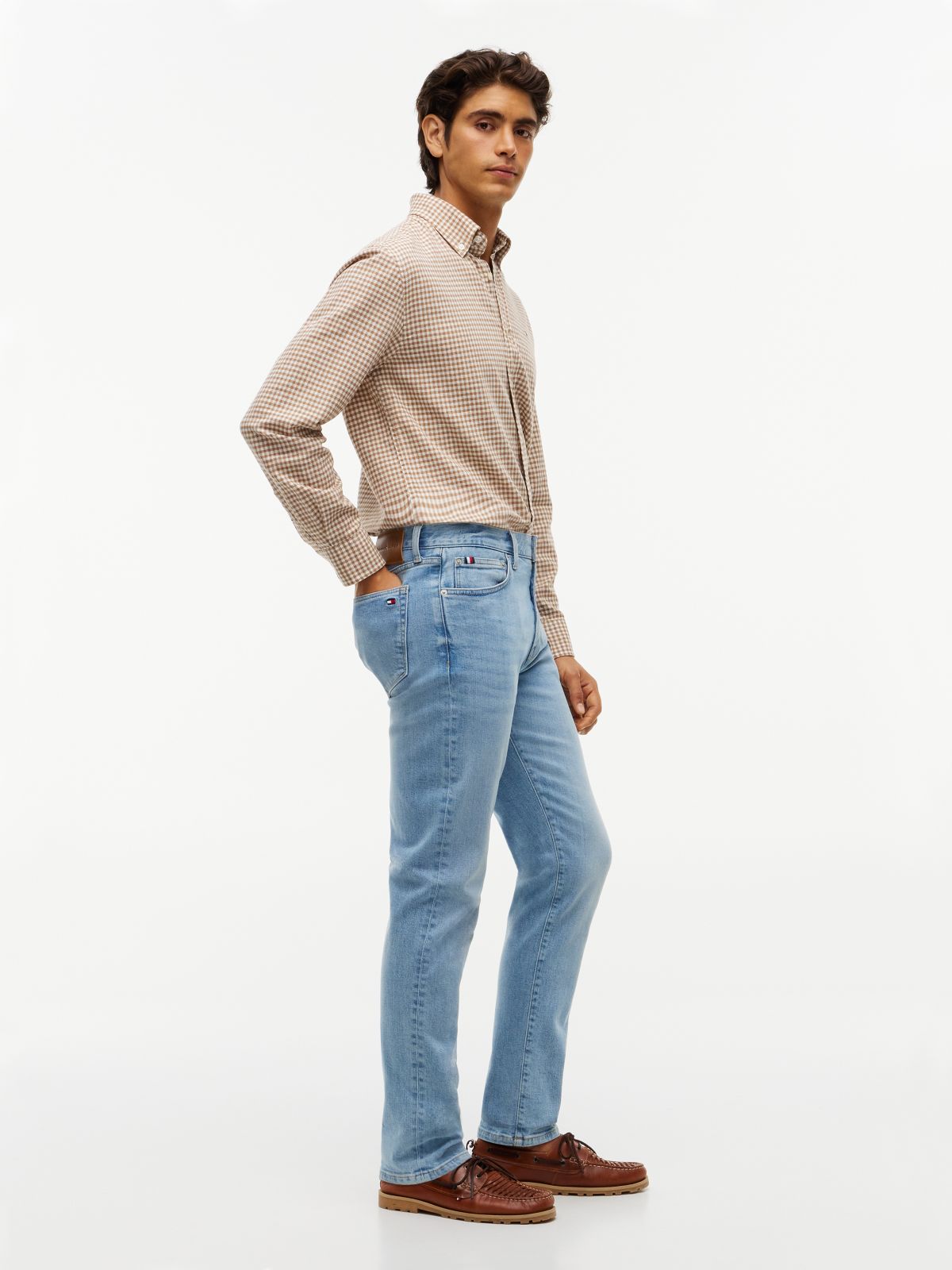 Denton Slim Straight Jeans — Blue