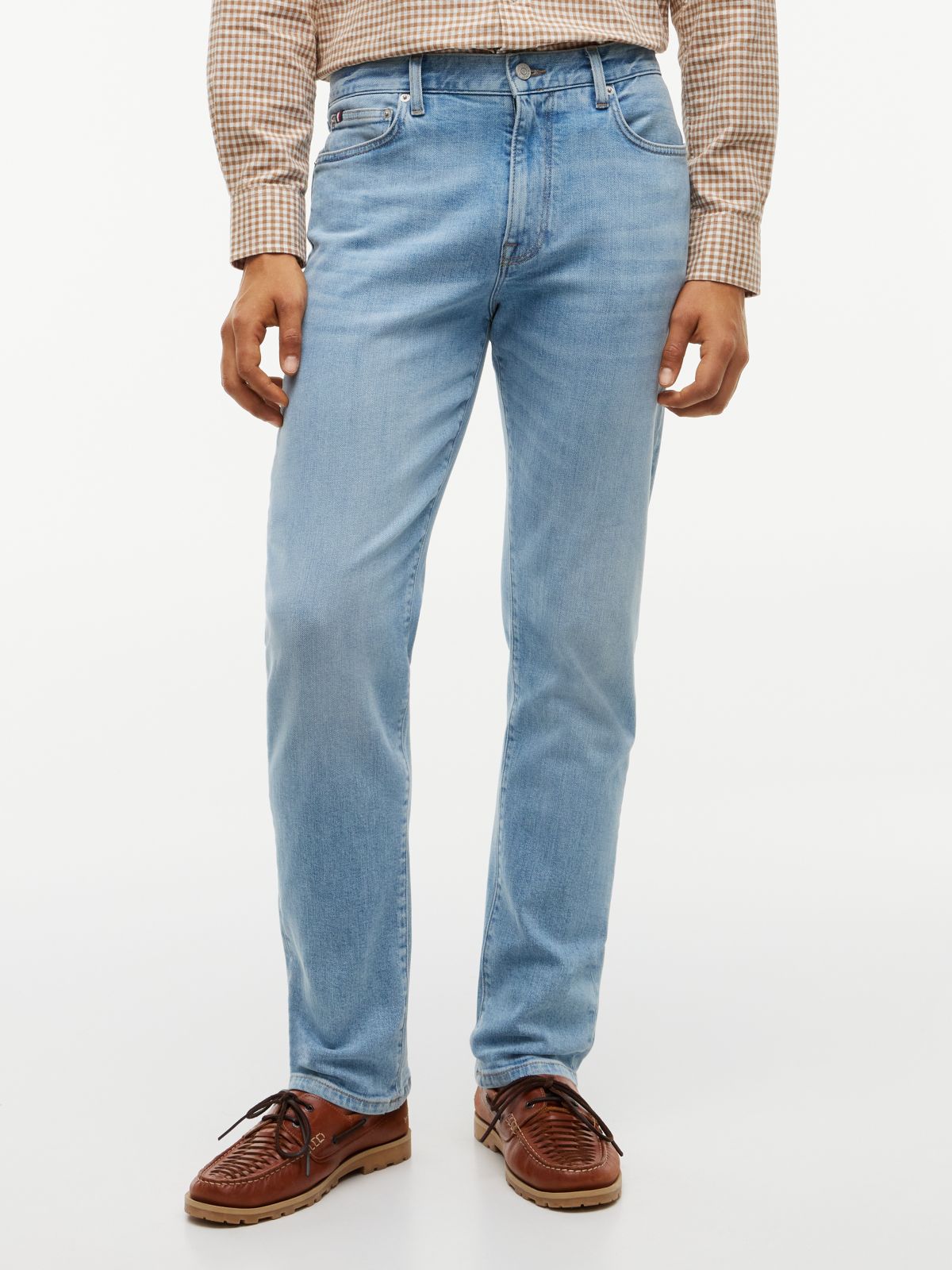 Denton Slim Straight Jeans — Blue