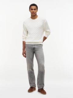Dover Regular Straight Faded Jeans — Grey 2