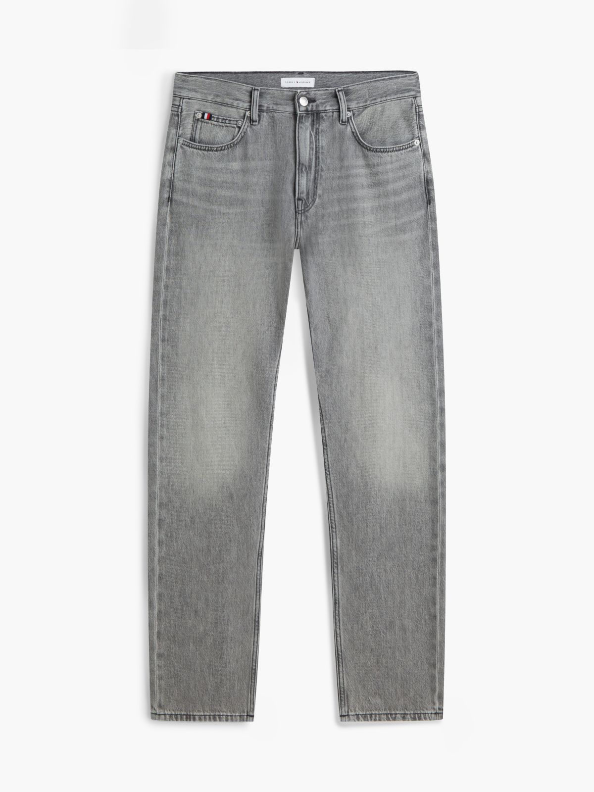 Dover Regular Straight Faded Jeans — Grey
