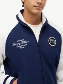 Interlock Knit Colour-Blocked Relaxed Bomber Jacket — Multi 3