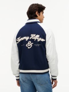 Interlock Knit Colour-Blocked Relaxed Bomber Jacket — Multi 4