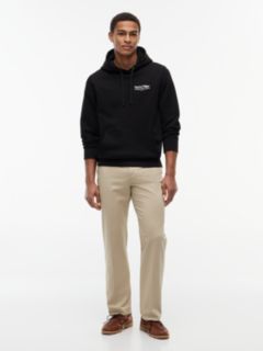 Back Graphic Relaxed Terry Hoody — Black 2