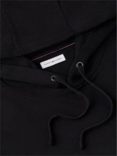 Back Graphic Relaxed Terry Hoody — Black 6