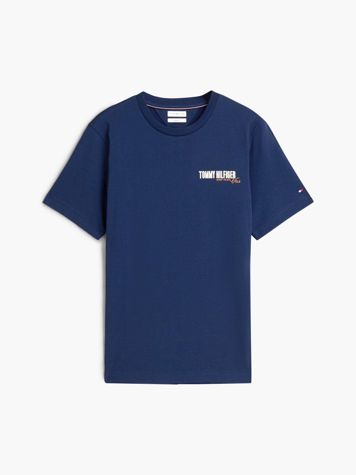 Back Graphic Jersey T-Shirt — Blue