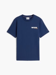 Back Graphic Jersey T-Shirt — Blue 5