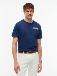 Back Graphic Jersey T-Shirt — Blue 1