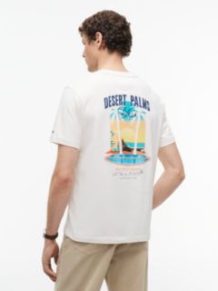 Back Graphic Jersey T-Shirt — White 4