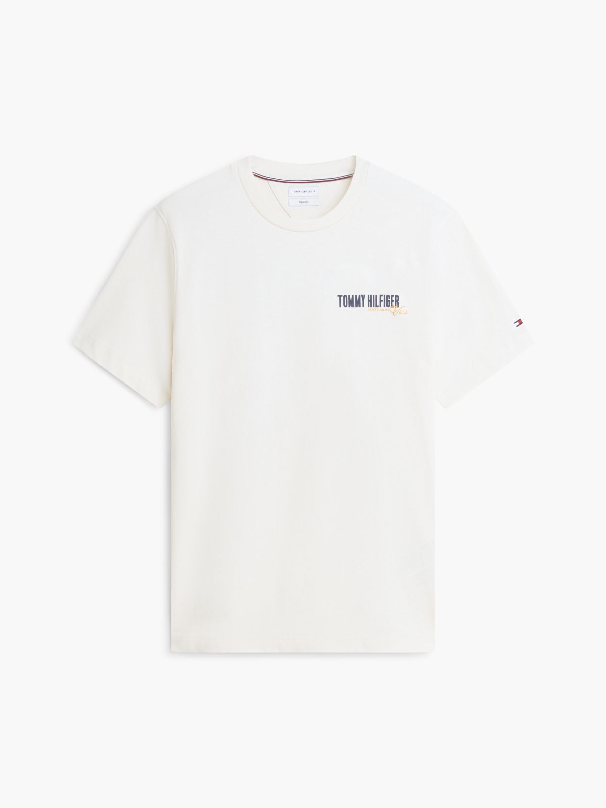 Back Graphic Jersey T-Shirt — White