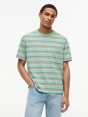 multi gestreiftes relaxed fit t-shirt aus jersey für herren - tommy hilfiger