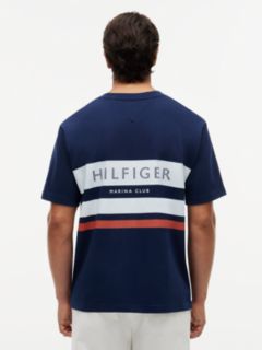 Logo Colour-Blocked Relaxed T-Shirt — Blue 4