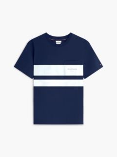 Logo Colour-Blocked Relaxed T-Shirt — Blue 5
