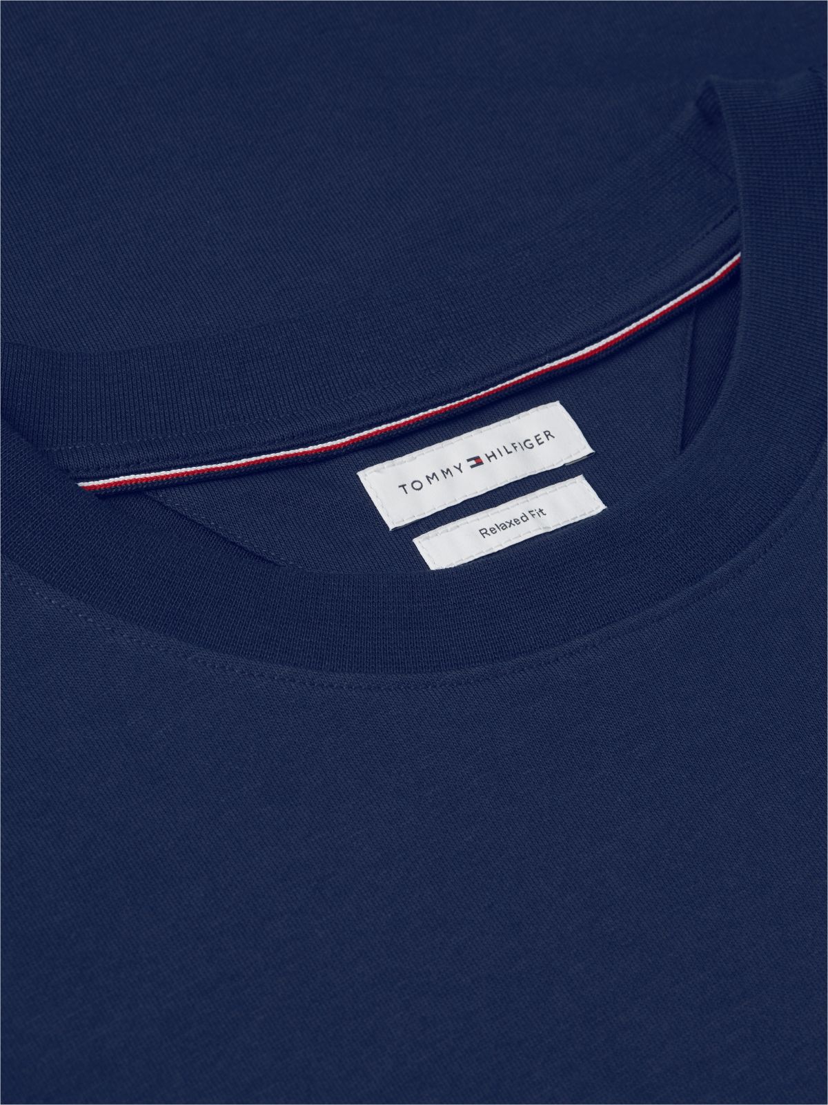 Logo Colour-Blocked Relaxed T-Shirt — Blue