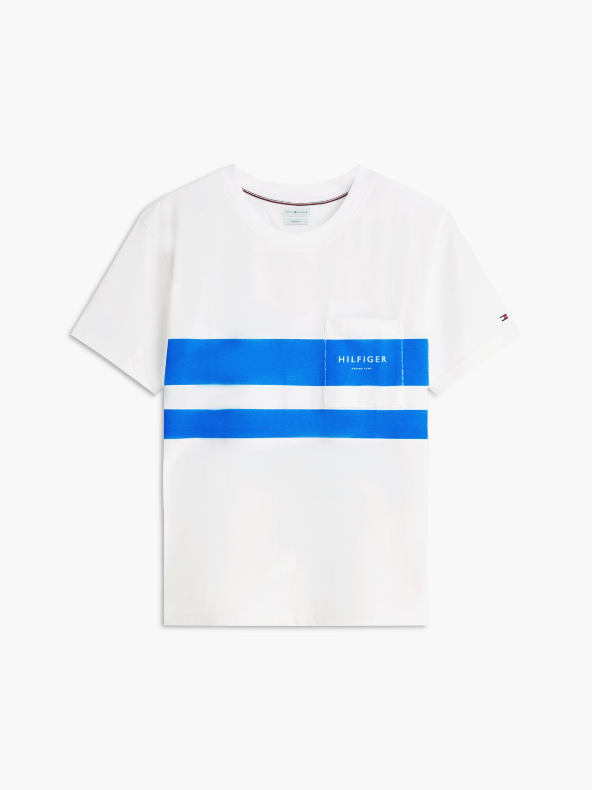 Logo Colour-Blocked Relaxed T-Shirt — White