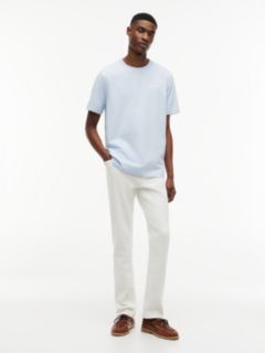 Back Graphic Jersey Crew Neck T-Shirt — Blue 2