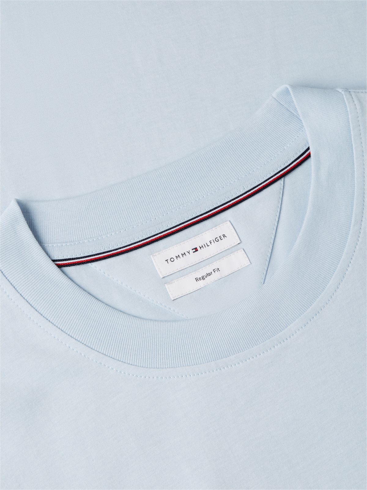 Back Graphic Jersey Crew Neck T-Shirt — Blue