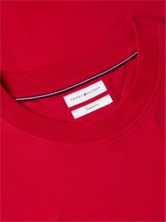 Back Graphic Jersey Crew Neck T-Shirt — Red 6