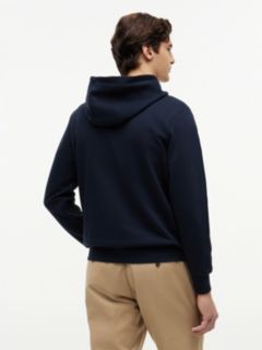 Flag Graphic Terry Drawstring Hoody — Blue 4