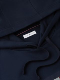 Flag Graphic Terry Drawstring Hoody — Blue 6