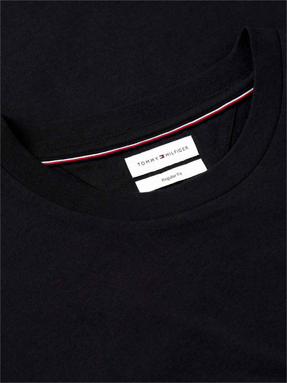 Logo Jersey Crew Neck T-Shirt — Black