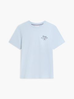 Logo Jersey Crew Neck T-Shirt — Blue 5