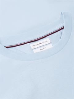 Logo Jersey Crew Neck T-Shirt — Blue 6