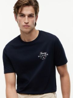 Logo Jersey Crew Neck T-Shirt — Blue 3