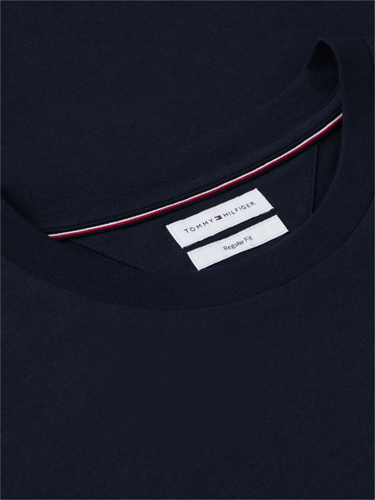 Logo Jersey Crew Neck T-Shirt — Blue