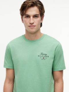 Logo Jersey Crew Neck T-Shirt — Green 3
