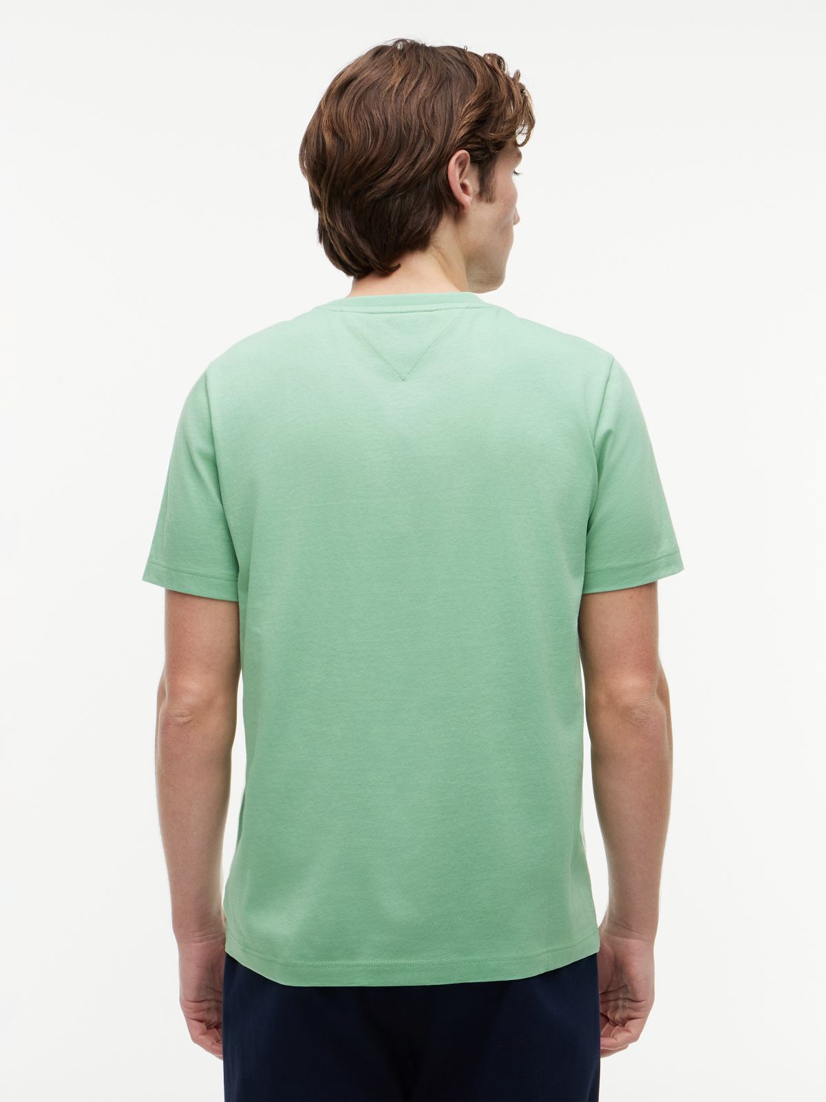 Logo Jersey Crew Neck T-Shirt — Green