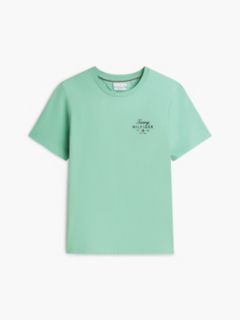 Logo Jersey Crew Neck T-Shirt — Green 5