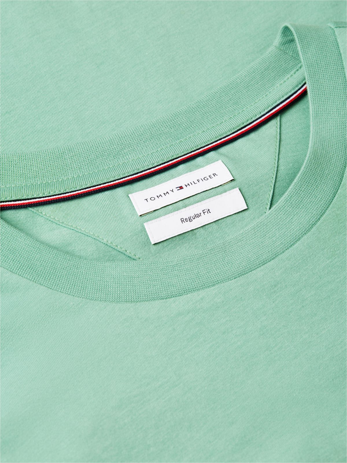 Logo Jersey Crew Neck T-Shirt — Green